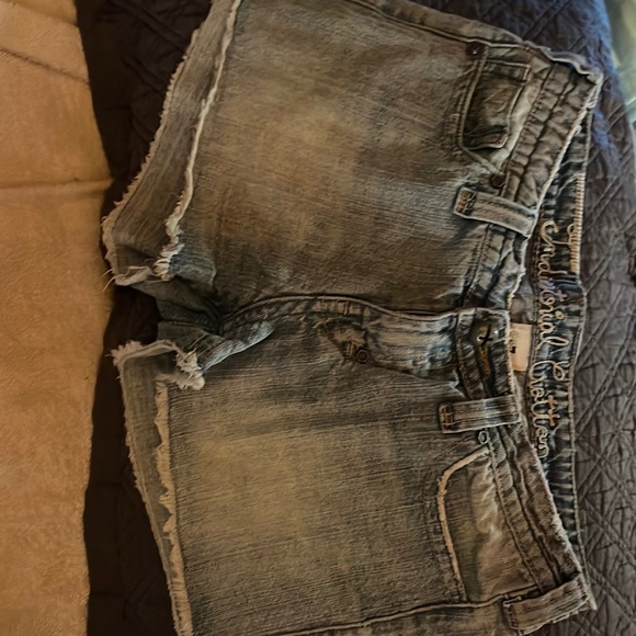 🐇 Industrial Cotton Jean shorts size 7 - Picture 1 of 7